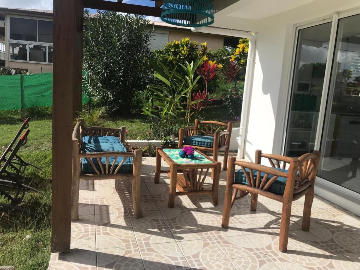 Appartement Prive Eco-Responsable, Vue Sur La Mer Des Caraibes Et Jardin Clos, Wifi, A 2Mn De La Plage Sainte-Luce Kültér fotó