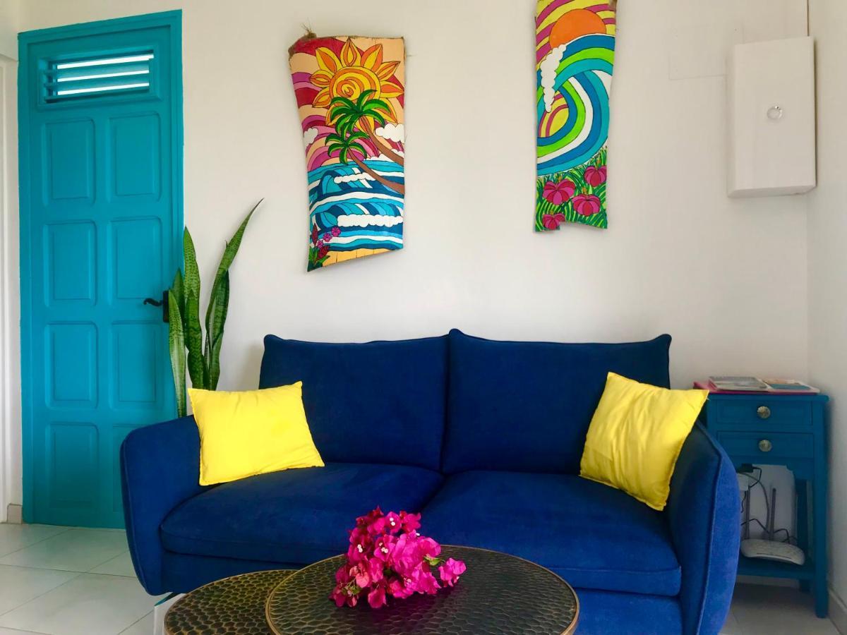 Appartement Prive Eco-Responsable, Vue Sur La Mer Des Caraibes Et Jardin Clos, Wifi, A 2Mn De La Plage Sainte-Luce Kültér fotó