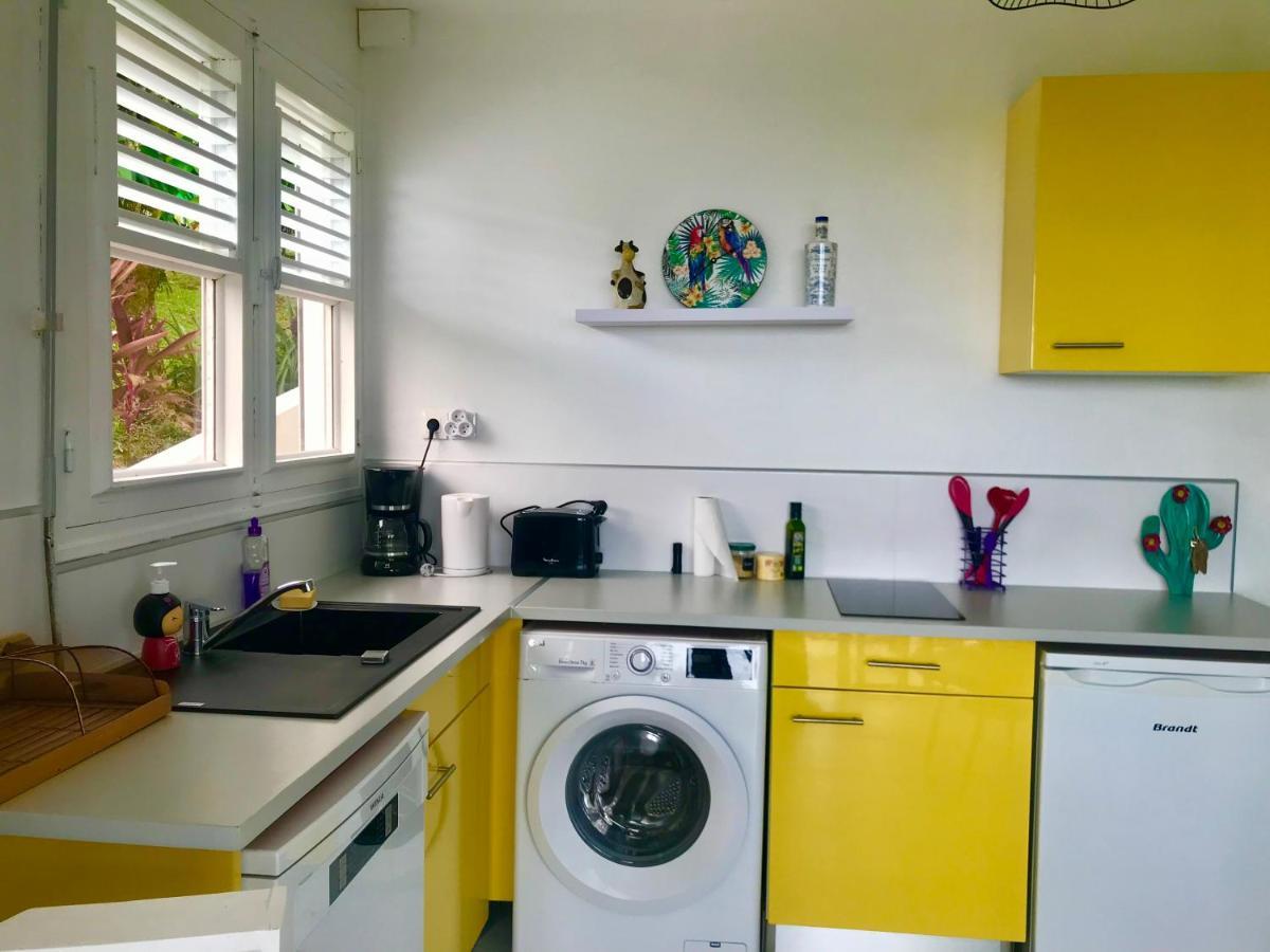 Appartement Prive Eco-Responsable, Vue Sur La Mer Des Caraibes Et Jardin Clos, Wifi, A 2Mn De La Plage Sainte-Luce Kültér fotó