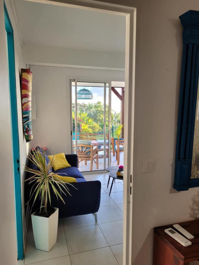 Appartement Prive Eco-Responsable, Vue Sur La Mer Des Caraibes Et Jardin Clos, Wifi, A 2Mn De La Plage Sainte-Luce Kültér fotó