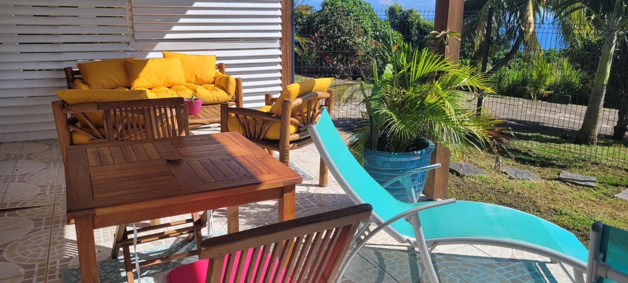 Appartement Prive Eco-Responsable, Vue Sur La Mer Des Caraibes Et Jardin Clos, Wifi, A 2Mn De La Plage Sainte-Luce Kültér fotó